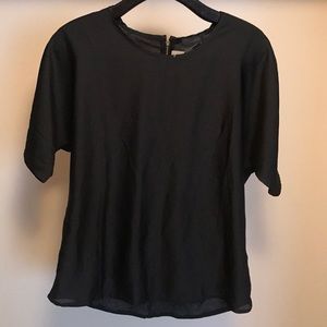 J crew satin tee
